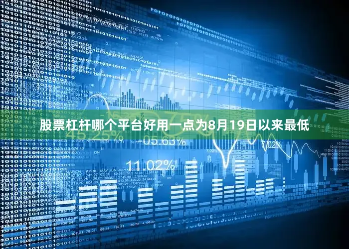 股票杠杆哪个平台好用一点为8月19日以来最低